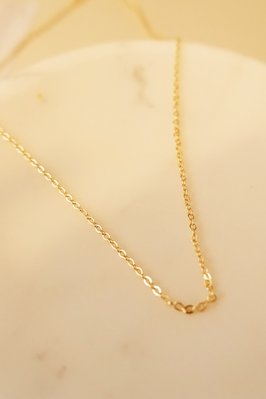 Oval link chain