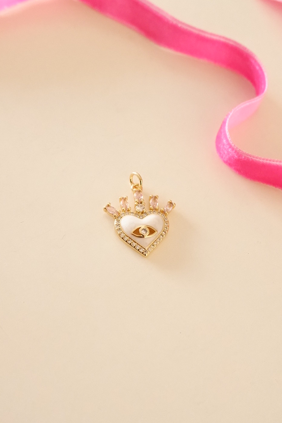 Cosmic heart charm